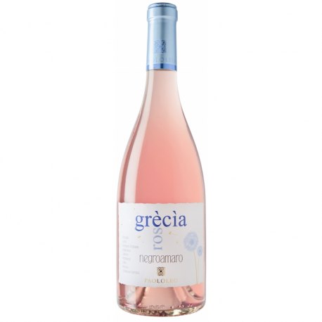 Grecìa Rosè Rosato di Negroamaro Salento IGP Cantine Paololeo Vino Rosato 1 Bottiglia CL 75